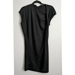 Helmut Lang Asymmetrical Wool Dress